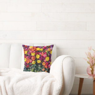 Coussin Marché de Fleurs Rustique – Corbeilles de Fleurs F