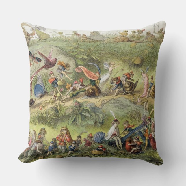 Coussin Marche triomphale de l'Elf-Roi, illustration de (Recto)