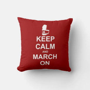 Coussin Marching Band Gardez le calme et Marche le