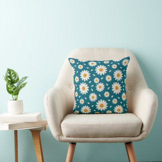 Coussin Marguerite blanche - Motif Nature