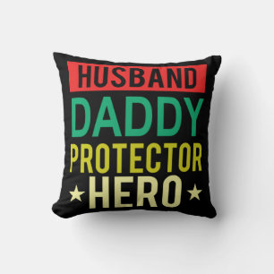 Coussin Mari Daddy Protecteur Héros Fête des pères Drôle G