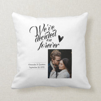 Coussin Mariage minimaliste moderne 
