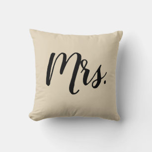 Coussin Mariage Mme Script Chambre