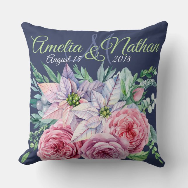 Coussin Mariage personnalisé (Recto)
