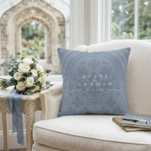 Mariage Typographie Chic Classique Gothique Bleu P