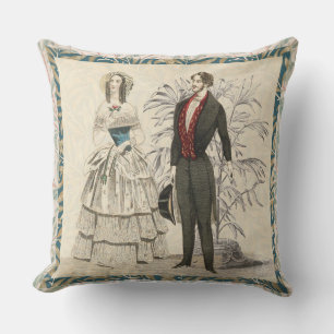 Coussin Mariage victorien Mariage vintage 1844 Oeuvre arti