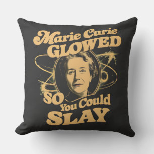 Coussin Marie Curie Brilla Tellement Vous Pourriez Tuer Ci