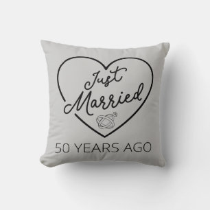 Coussin Mariés depuis 50 ans III