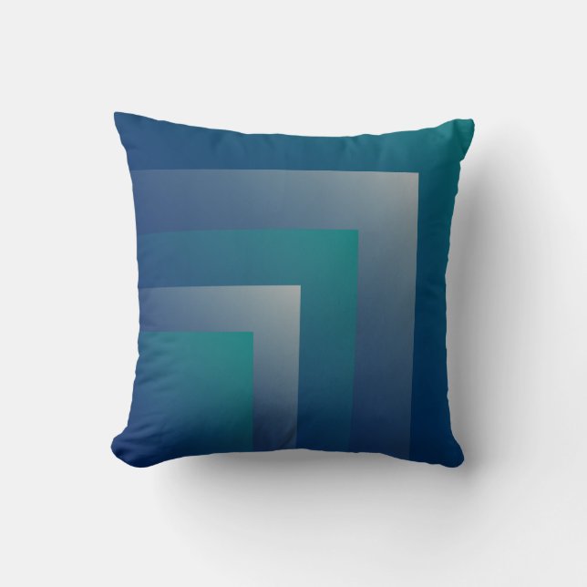Coussin Marine gris turquoise (Recto)