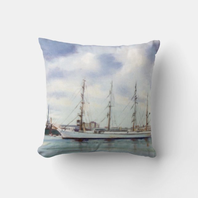 Coussin Marine/Marine/Seascape (Recto)