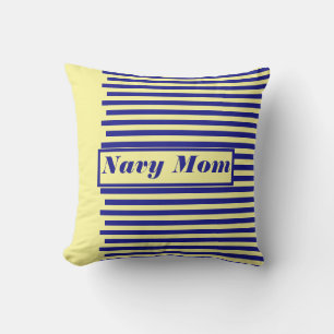 Coussin Marine Mère's Day Cadeaux Décor bleu jaune