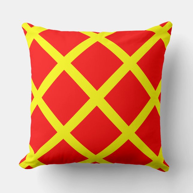 Coussin maritime de drapeau de Paul McGehee "R - (Recto)