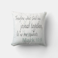 Mark 10:9 Bible Verse Mariage Design