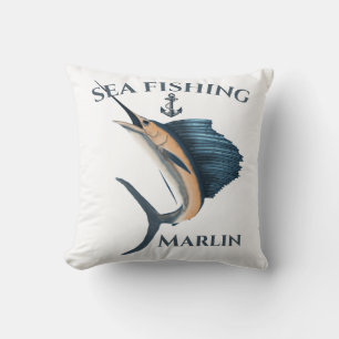 Coussin Marlin de pêche en haute mer