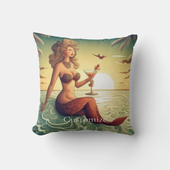 Coussin Martini Classy Mermaid Thunder_Cove (Recto)