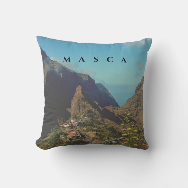 Coussin Masca en Espagne -  Avec deux faces différentes    (Recto)