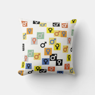 Coussin masculin et féminin