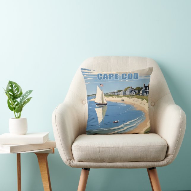 Coussin Massachusetts de Cape Cod (Chaise)