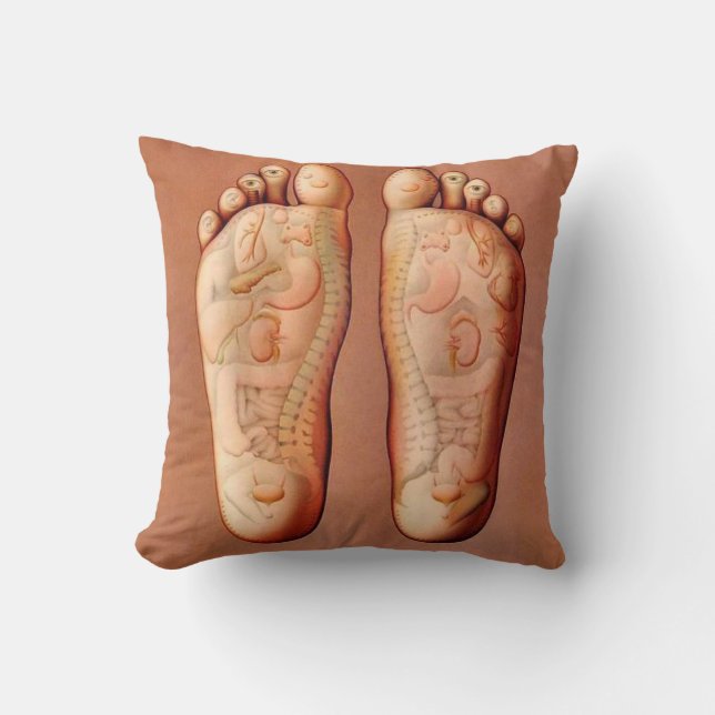 Coussin Massage unique de réflexothérapie de pied d'OPUS (Recto)