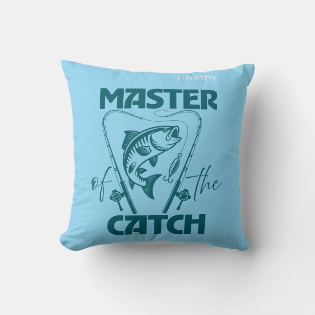 Coussin Master Of The Catch Custom SVG Graphic T-Shirt (Recto)