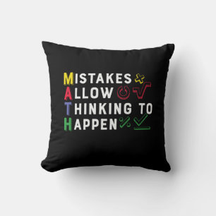 Coussin Math Enseignant Math Math Autoriser Happen