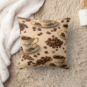 Coussin Matin, café torride drôle et identifiable