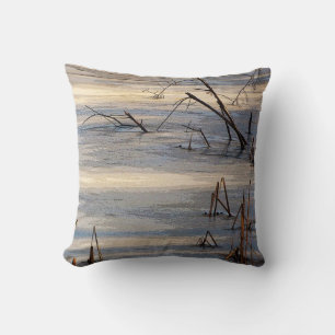 Coussin Mauvaises herbes dans la glace
