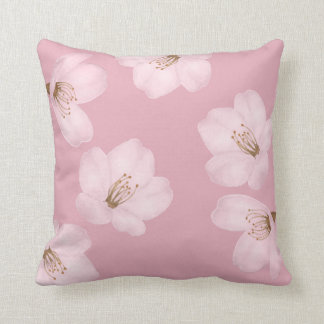 Coussin mauve de Sakura de fleurs de cerisier