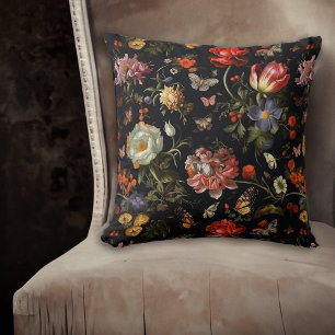 Coussin Maximaliste Baroque Floral