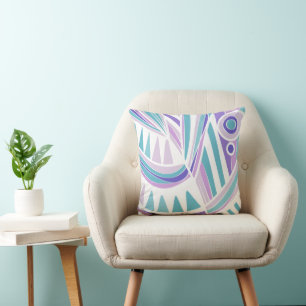 Coussin Mazipoodé Nouveau Feuilles de tête de poisson Jazz