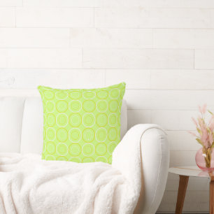 Coussin Mazipoodles Cercles mignons - Vert poire