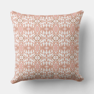Coussin Mazipoodles Neuro Art - Corail blanc