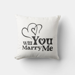Coussin Me marierez-vous - Drôle Mariage Proposition
