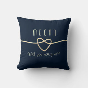 Coussin Me marierez-vous une proposition de Mariage
