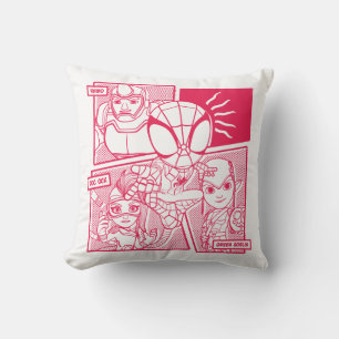 Coussin Méchant Sens-Spidey Bande Dessinée Graphique