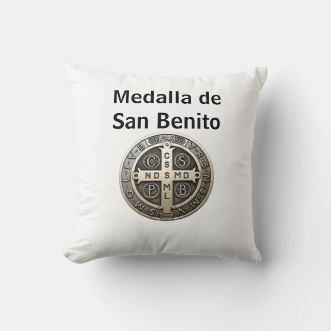 Coussin médaille de San Benito (Recto)