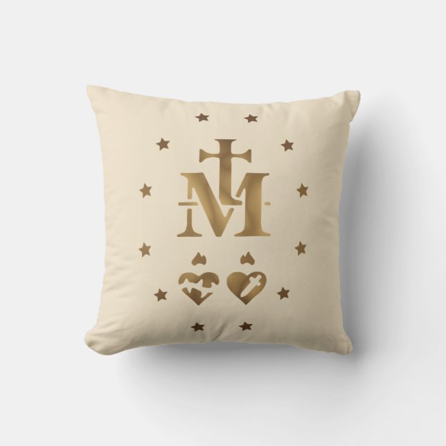 Coussin Médaille miraculeuse, Médaille de Notre-Dame de la (Recto)