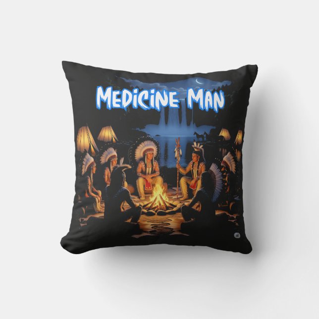 Coussin Médecin moderne Cherokee (Recto)