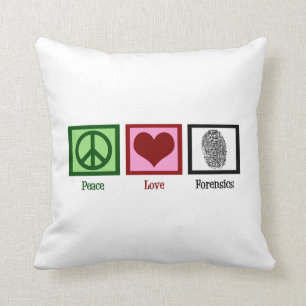 Coussin Médecines légales d'amour de paix