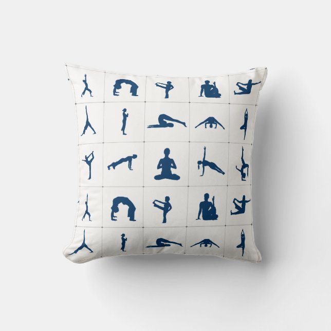 Coussin Méditation Zen Yoga Lotus Motif spirituel (Recto)