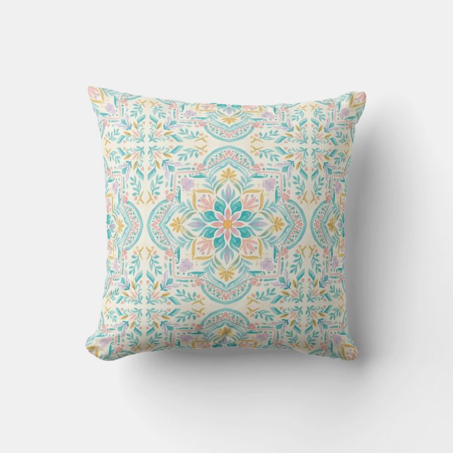 Coussin Mediterranean Decorative Throw Pillow (Recto)