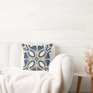 Coussin Mediterranean Ornamental Tile