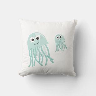 Coussin méduse maman et bébé