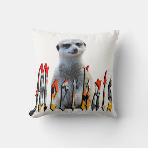 Coussin Meerkats : Fiers derrière le nom
