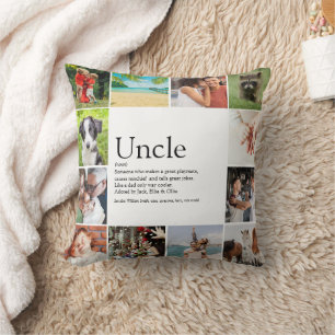Coussin Meilleur oncle Funcle Définition 12 Photo Amusante