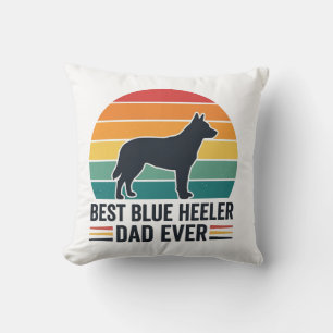 Coussin Meilleur Papa Blue Heeler Ever Vintage Design Papa