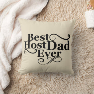 Coussin Meilleur papa hôte ever 