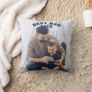Coussin Meilleur papa Jamais Custom Photo collage Créer Vo