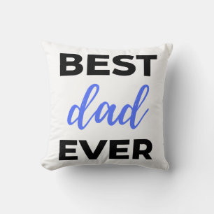 Coussin Meilleur Papa Noir