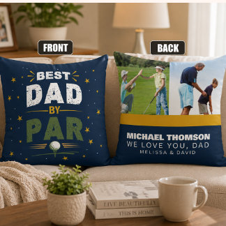 Coussin Meilleur Papa Par Cadeau Moderne de Fête des Pères